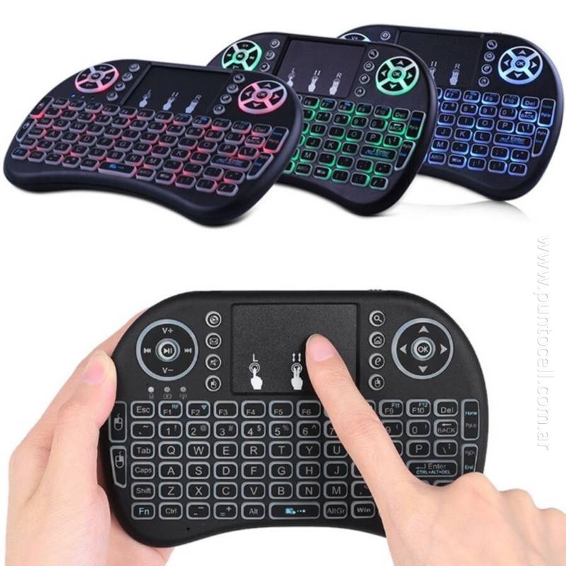 TECLADO MINI DINAX INALAMBRICO RETROILUMINADO DX-TECRET52