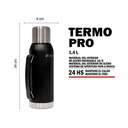 COMBO OUTDOORS PROFESSIONAL TERMO ACERO INOX 1.4LT + MATE MUG + MOCHILA