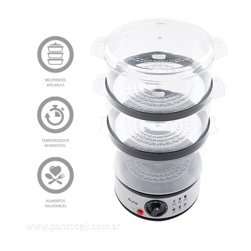 P/ COCINA VAPORIERA DE ALIMENTOS SMART-TEK SD2091
