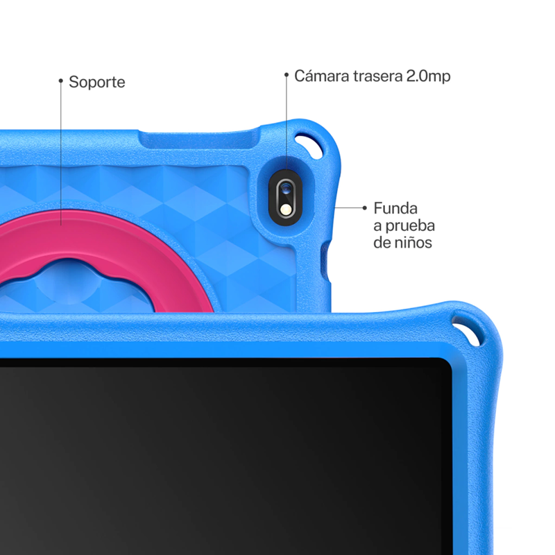 TABLET 7" X-VIEW PROTON KIDS (64GB / 4GB) C/ FUNDA DE SILICONA