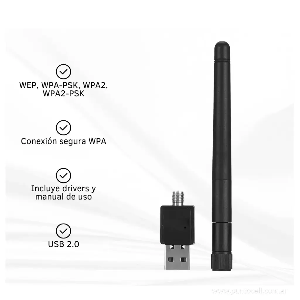 ADAPTADOR WI-FI ANTENA USB DINAX 300Mbps (DX-ANWIFI03) (2).webp