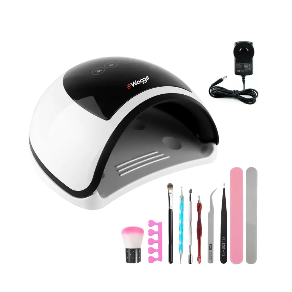 CABINA UÑAS UV WAGGS UV 39• 96W + KIT MAÑICURIA (CABU01).webp