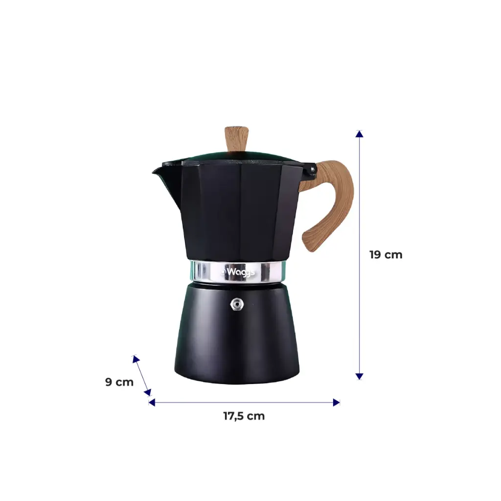 CAFETERA MOKA ITALIANA WAGGS CAFE01 - 3.webp