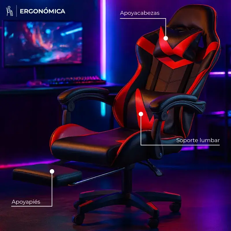 SILLA GAMER CIRCLE LINE CL-GC001 - 4.webp