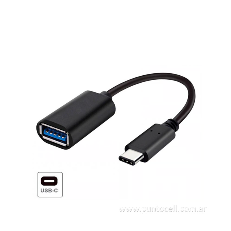 ADAPTADOR OTG DINAX CABLE USB a TIPO C