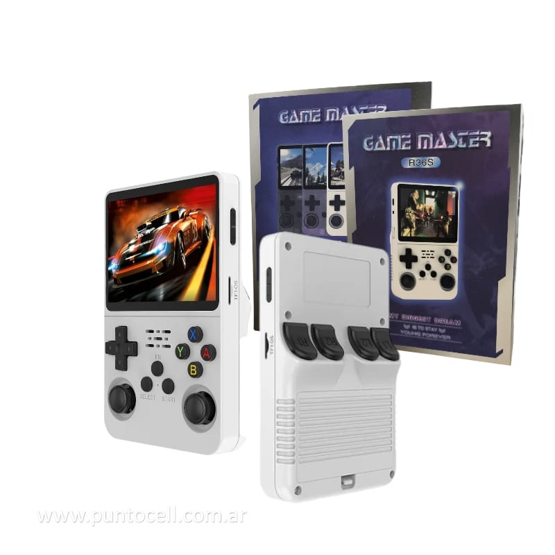 CONSOLA PORTATIL GAME MASTER EMULADOR • R36S