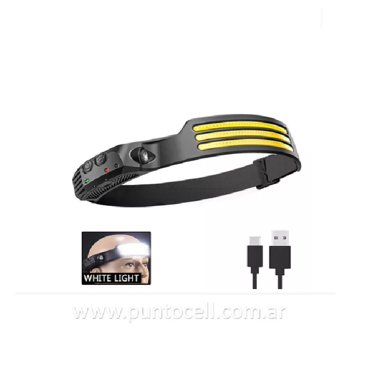 LINTERNA TIPO VINCHA RECARGABLE W689-3