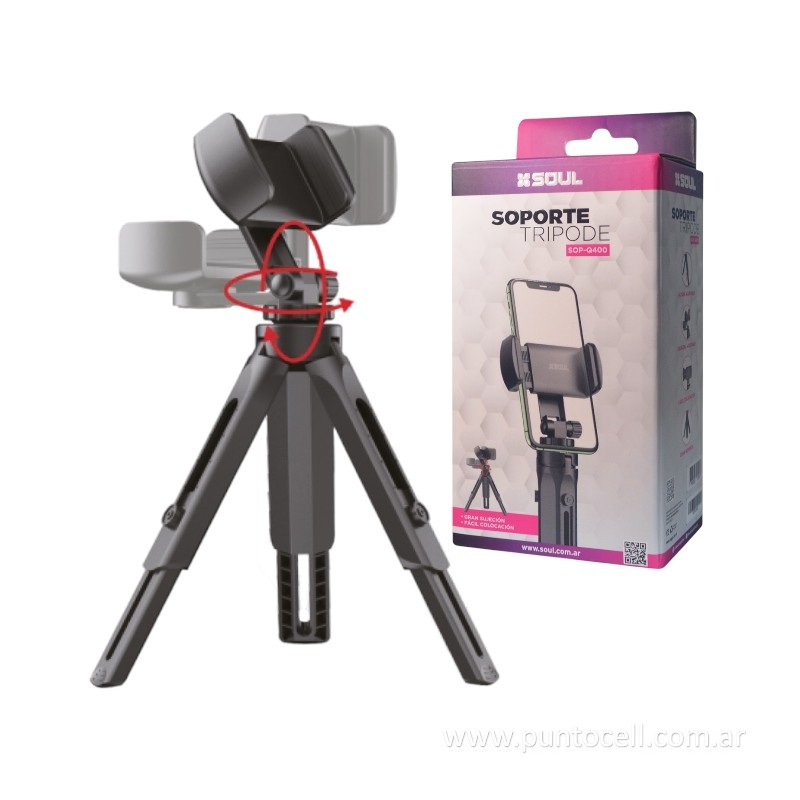 SOPORTE TRIPODE SOUL 360° Q400