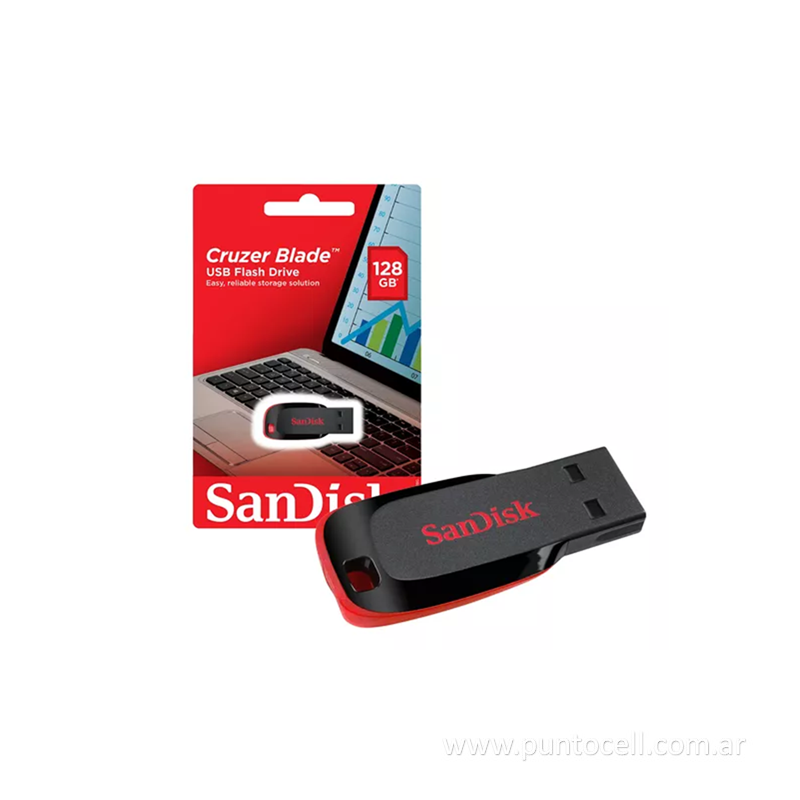 PENDRIVE SANDISK CRUZER BLADE 128GB