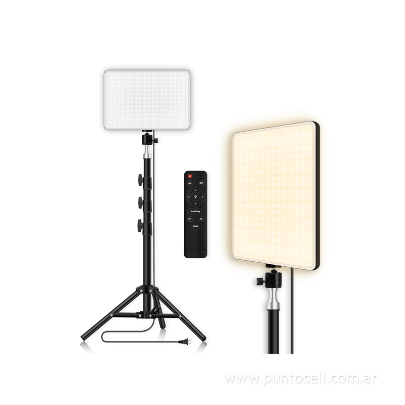 PANEL LED RGB USB • 18W C/ TRIPODE (PL-26)