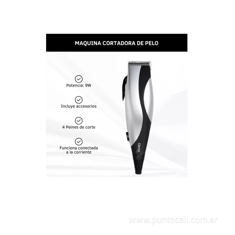 COSMETICA PERSONAL CORTADORA DE PELO / BARBA DINAX (CORHCL909)