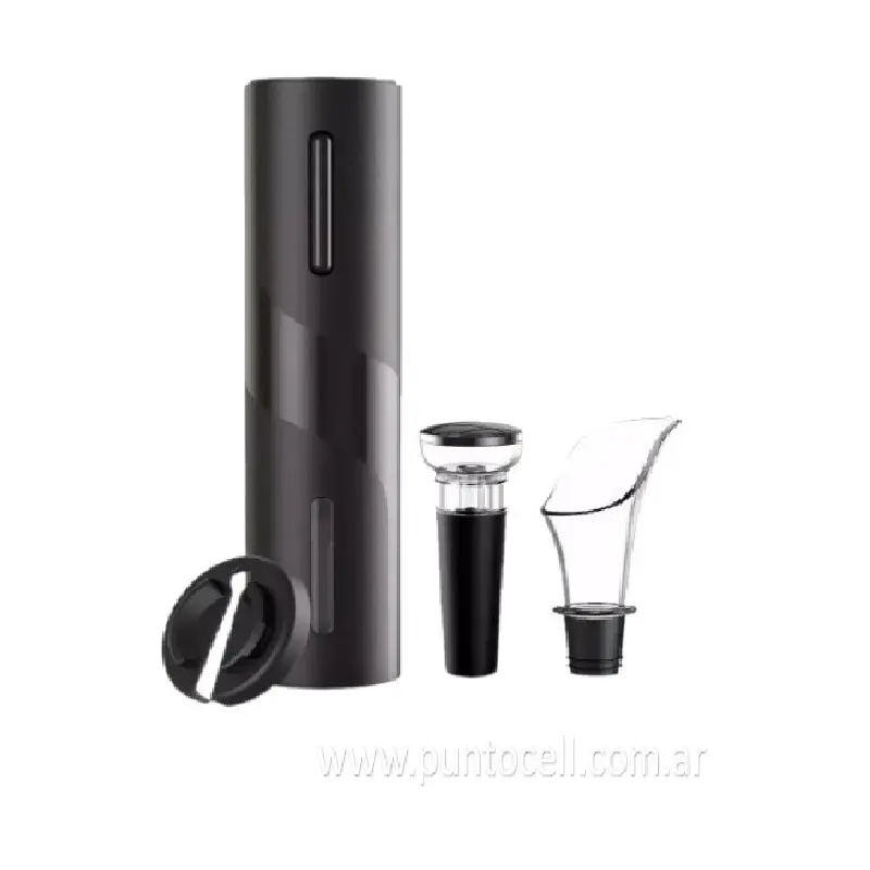 SACACORCHOS ELECTRONICO • KIT DE VINO 4en1 