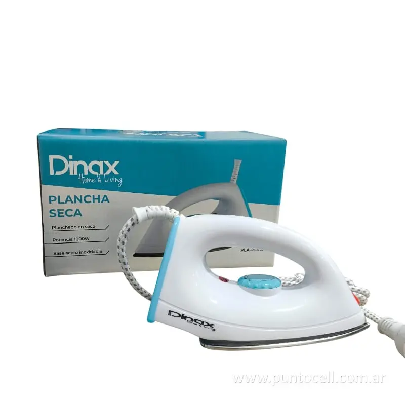 PLANCHA SECA DINAX 1000W PLAPLS1001