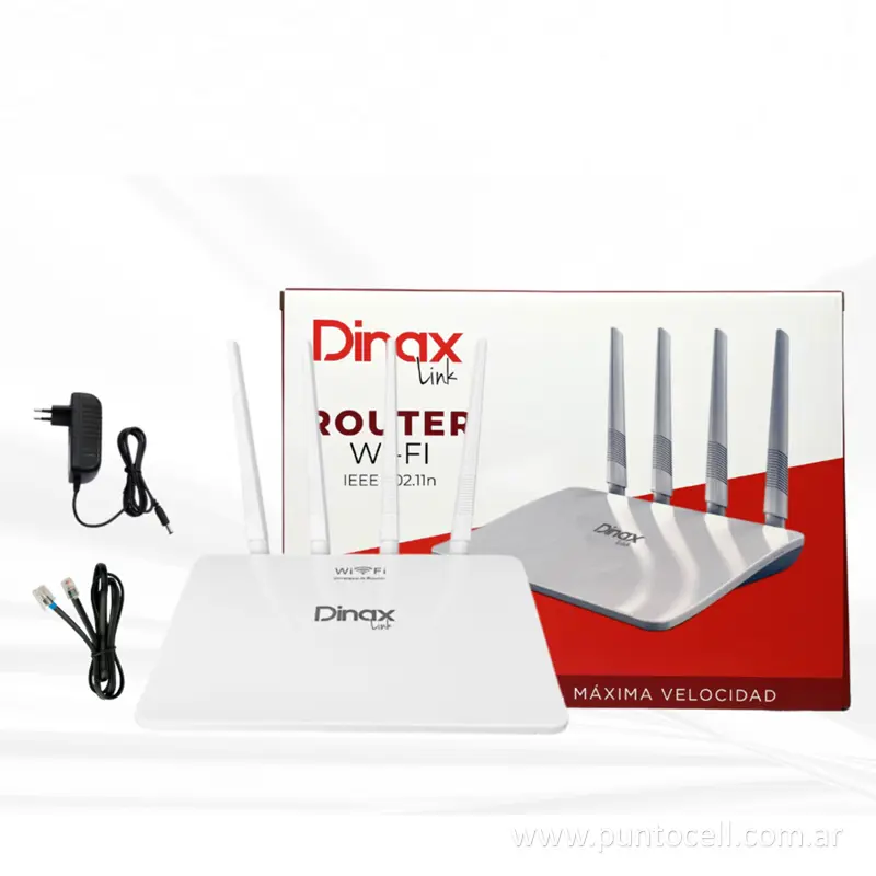 ROUTER DINAX WIFI 4 ANTENAS (DXROU1024) 