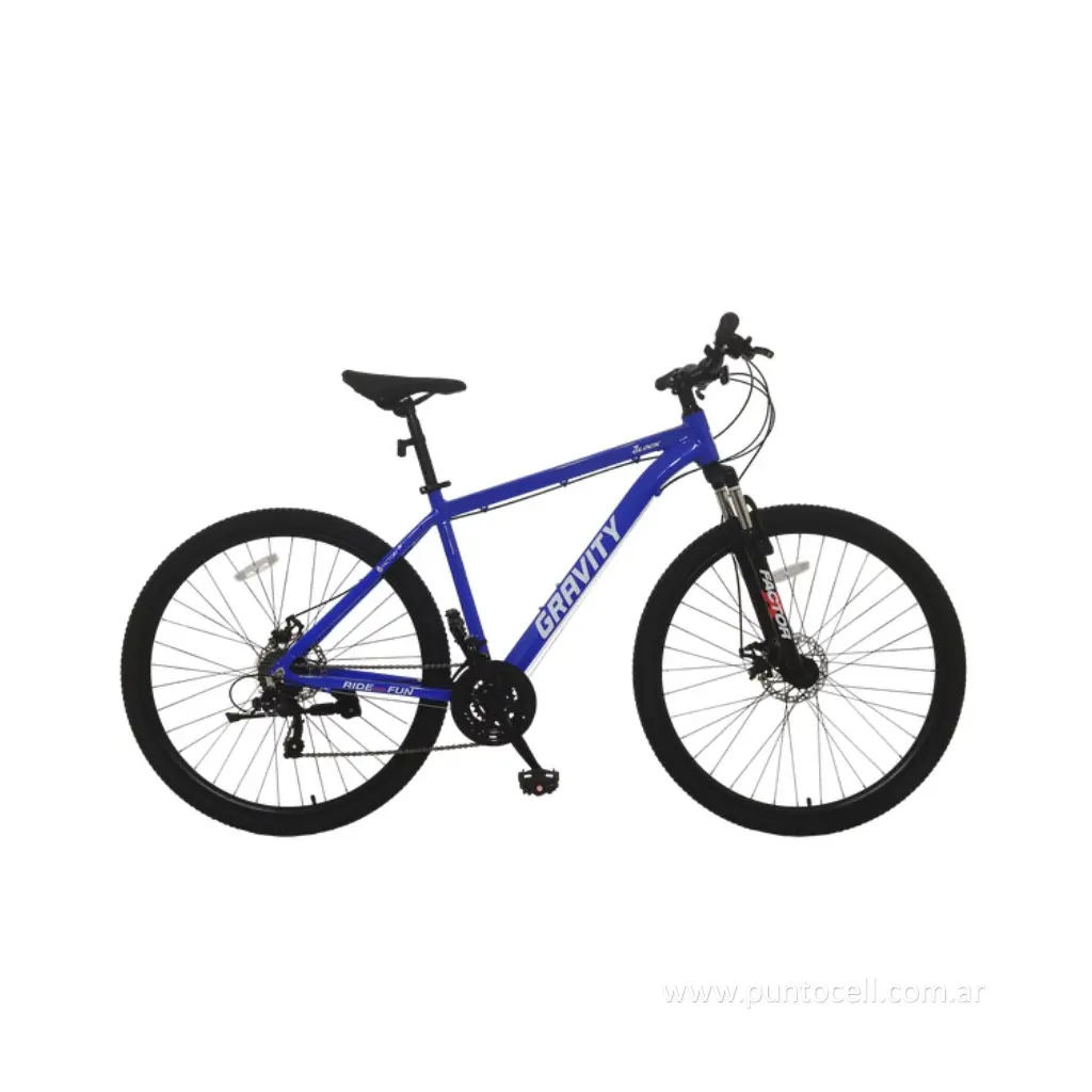 BICICLETA GRAVITY GLOCK MTB R29 ALUMINIO • Azul