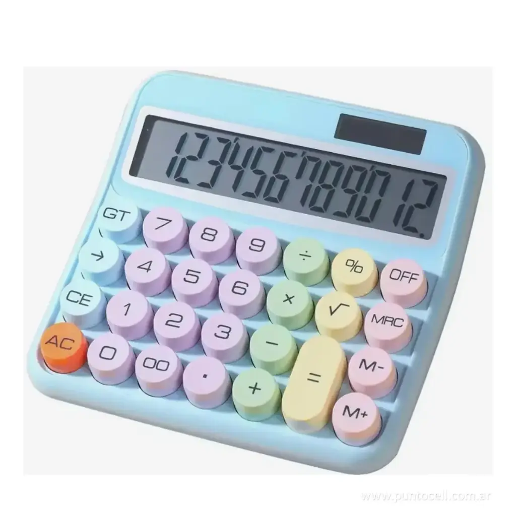 CALCULADORA DE ESCRITORIO MULTICOLOR DEXINbst (DX-2279)