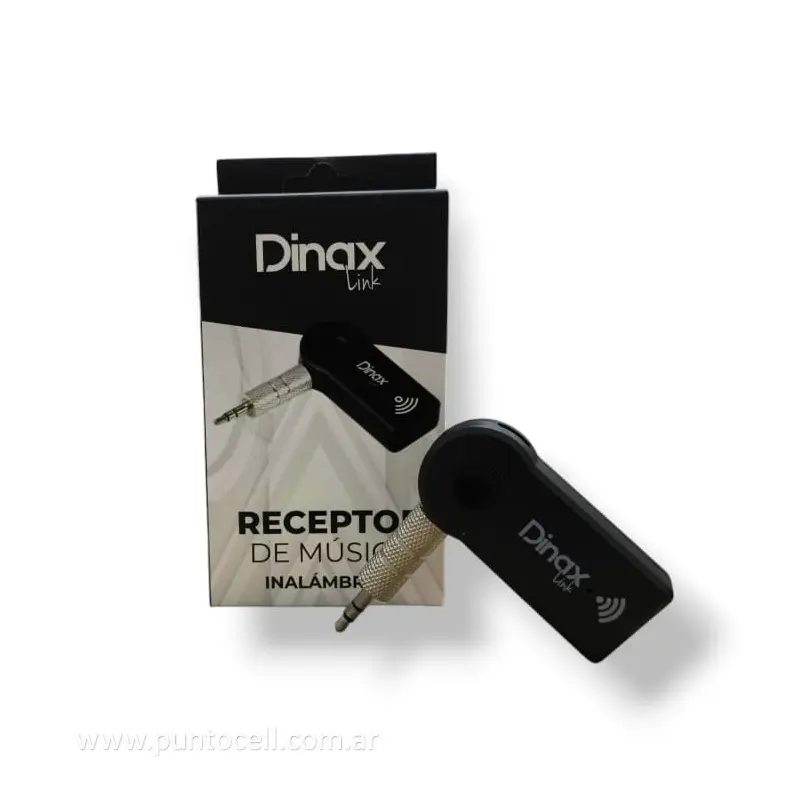 RECEPTOR BLUETOOTH DINAX • CONEXIÓN 3.5mm (REBLUE889)