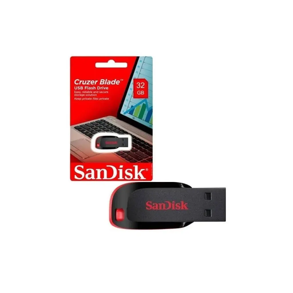 PENDRIVE SANDISK CRUZER BLADE 32GB