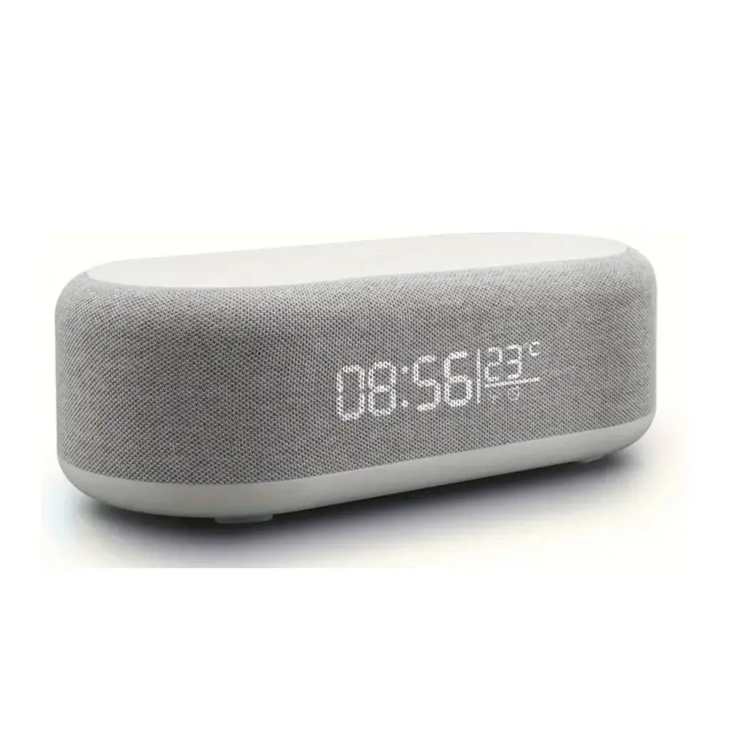 PARLANTE PORTATIL BLUETOOTH 6en1 C/ CARGA QI + RELOJ (YZ-6B)