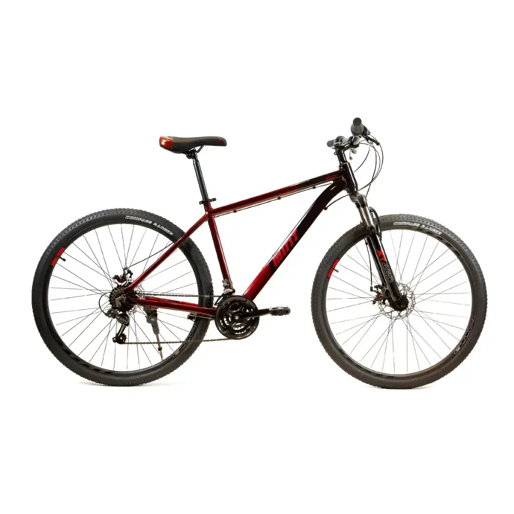 BICICLETA MINT GLOCK MTB R29 ALUMINIO • NEGRO/ROJO