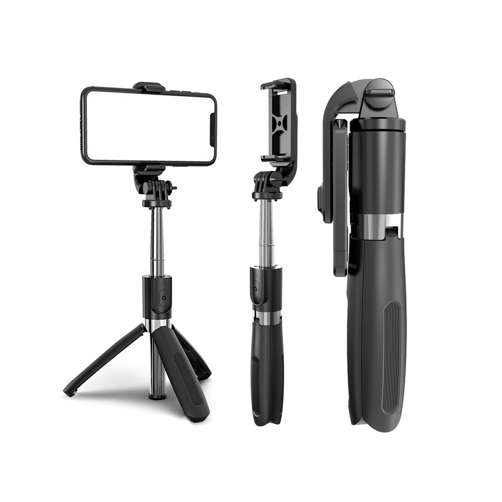 BASTON SELFIE BLUETOOTH C/ TRIPODE (L01)