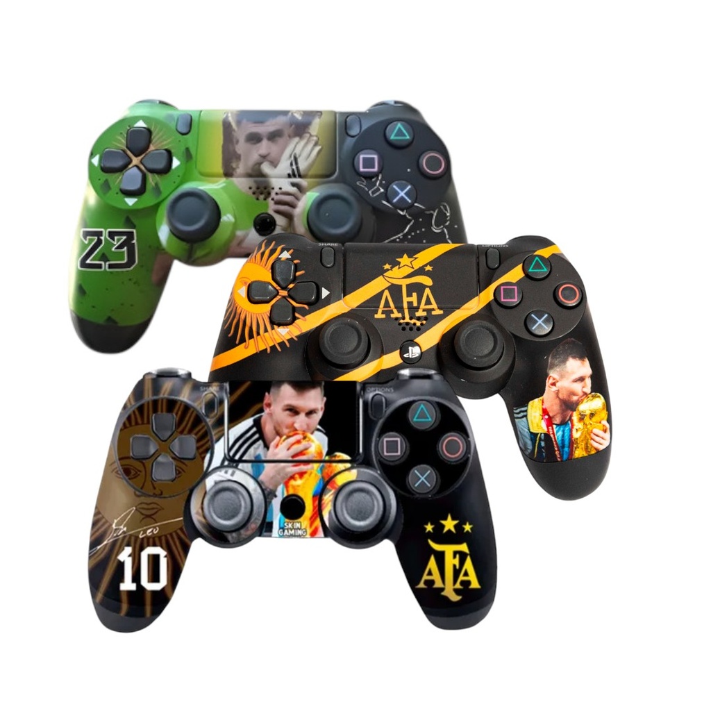 JOYSTICK DOUBLESHOCK PS4 INALAMBRICO • Diseños  AFA (JOY-GGJS4MME)
