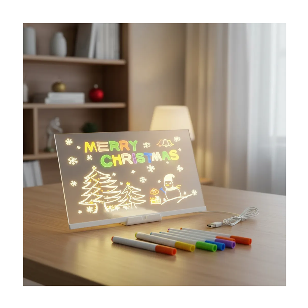 PIZARRA MAGICA ACRILICO C/ LUZ LED (DIY3020)
