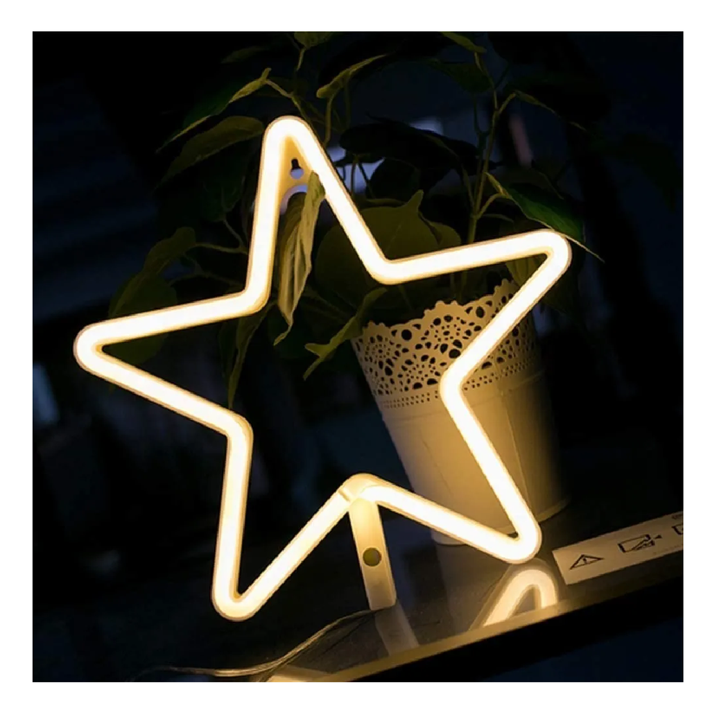 LUZ LED NEON DECORACION • ESTRELLA (2021033)