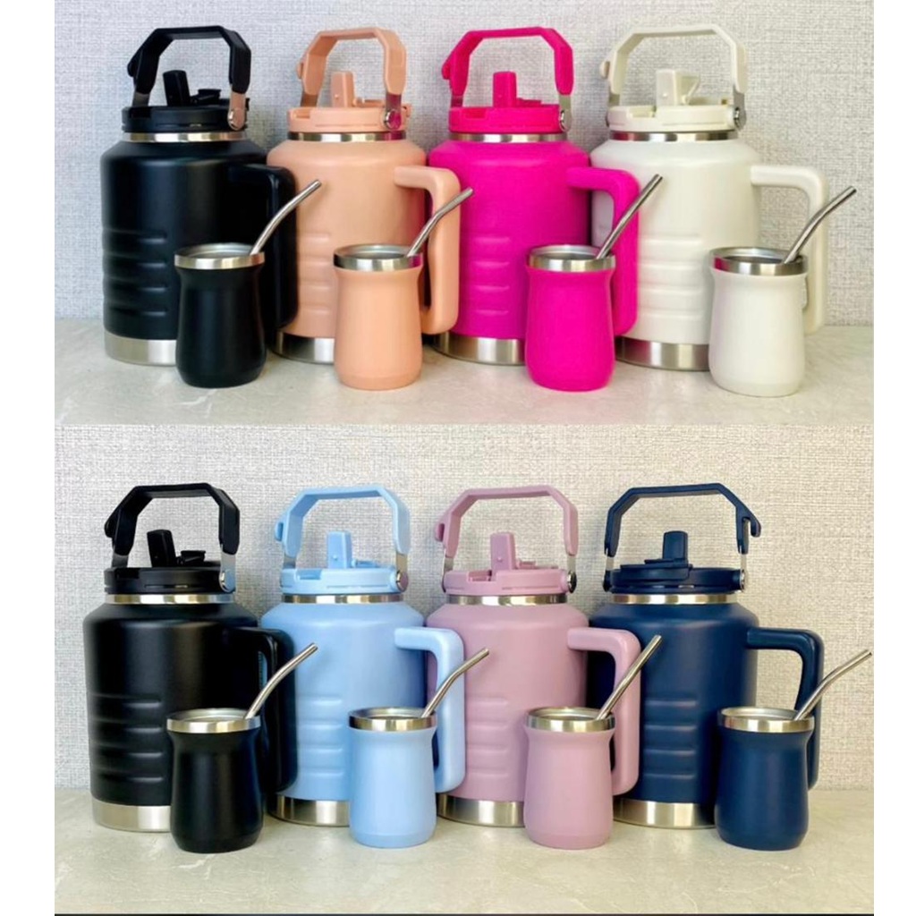 TERMO ACERO INOX PARA TERERE + MATE • 1.5L (ZLZ1500-3)