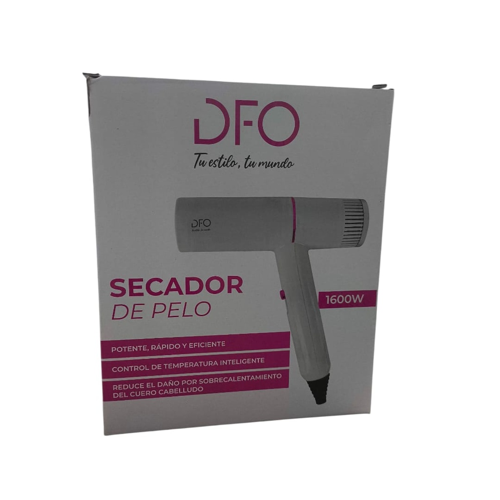 SECADOR DE PELO DFO 1600W (SECW162004)