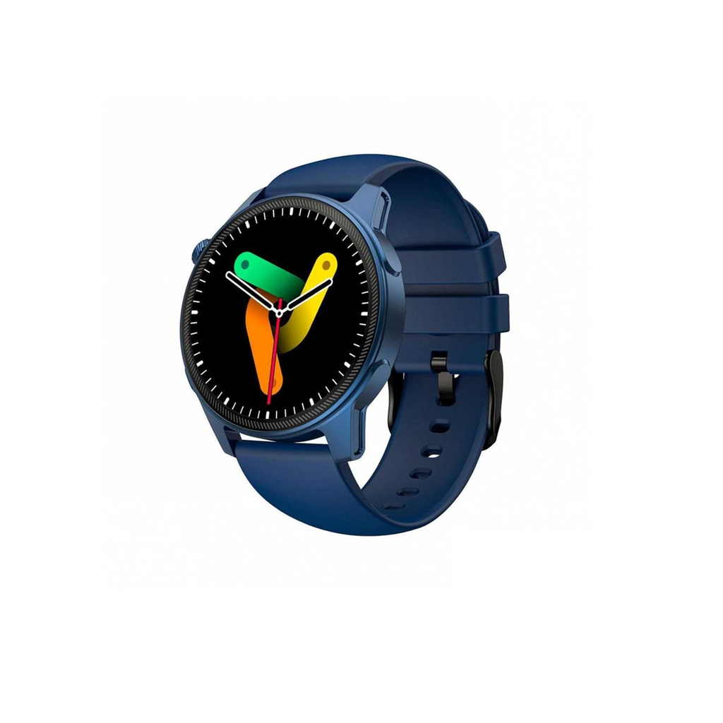 SMARTWATCH NETMAK ENERGY •  1.43" (Redondo) MALLA SILICONA Color AZUL
