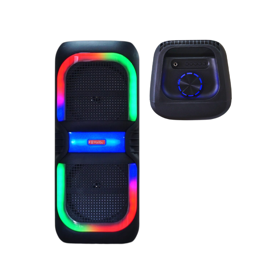 PARLANTE PORTATIL BLUETOOTH MALIBU 8" x 2 (MS-2039BT)