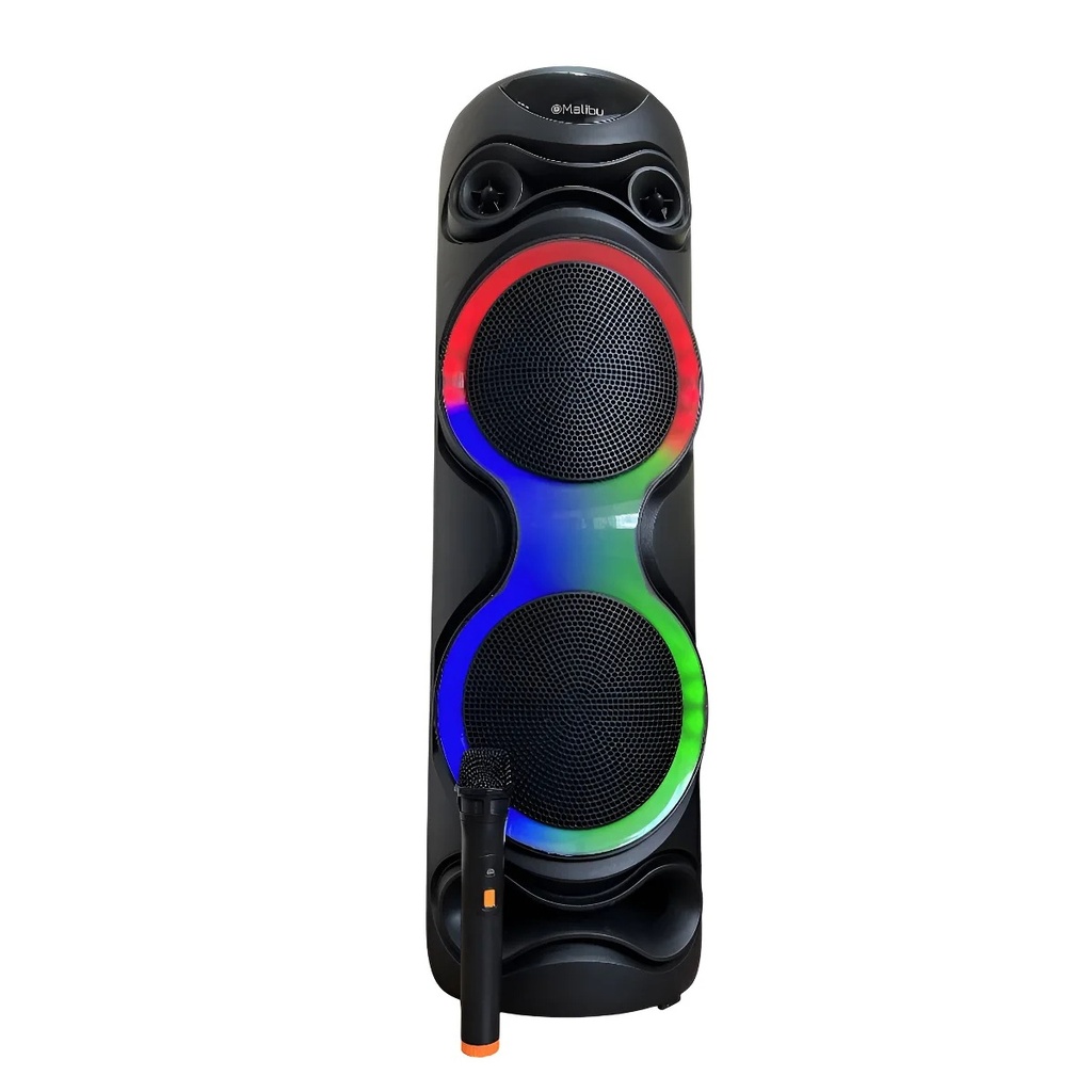 PARLANTE PORTATIL BLUETOOTH MALIBU 10" x 2 (Y2103)