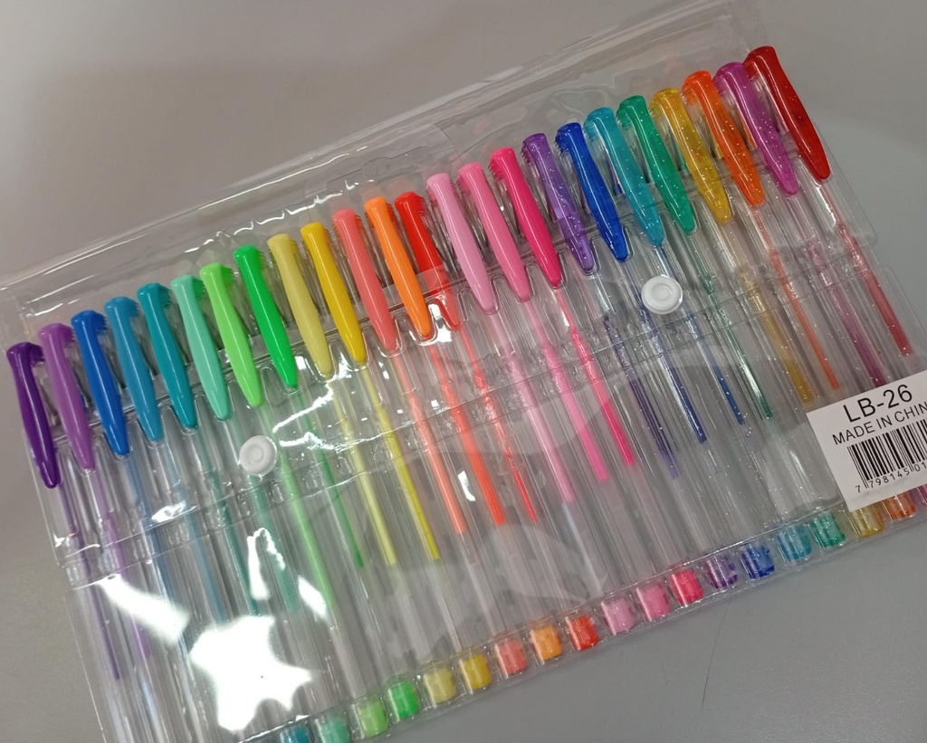 LAPICERAS DE COLORES • KIT x 24 (LB26)