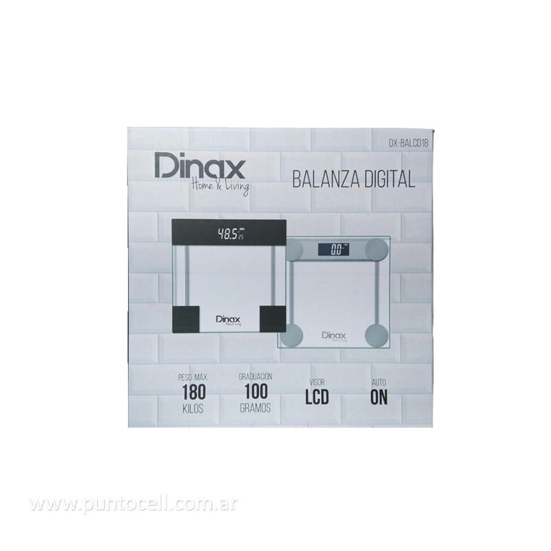 COSMETICA PERSONAL BALANZA DIGITAL DINAX DX-BALCD18 ( 180KG )