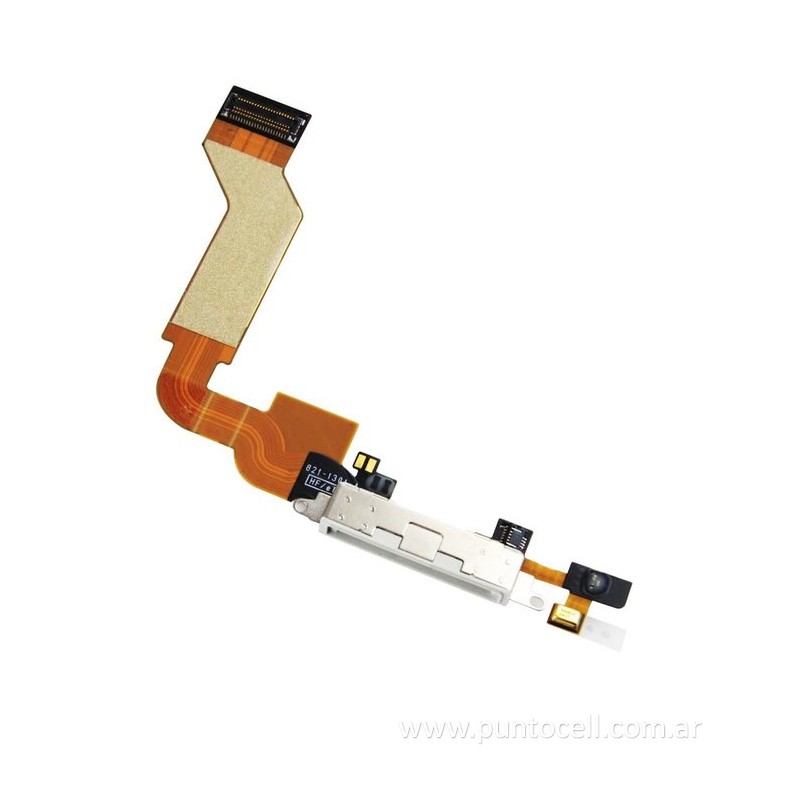 FLEX DE CARGA IPHONE 4G BLANCO