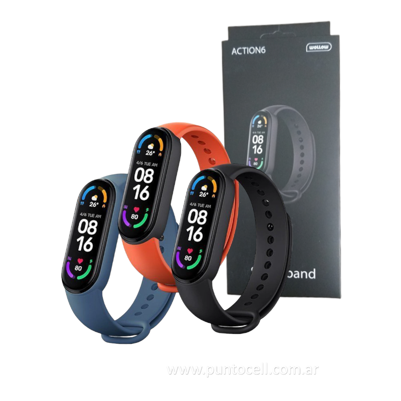 SMARTWATCH WOLLOW ACTION 6 BAND
