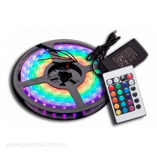 [104484] TIRA LED 5 METROS MULTICOLOR RGB C/ CONTROL