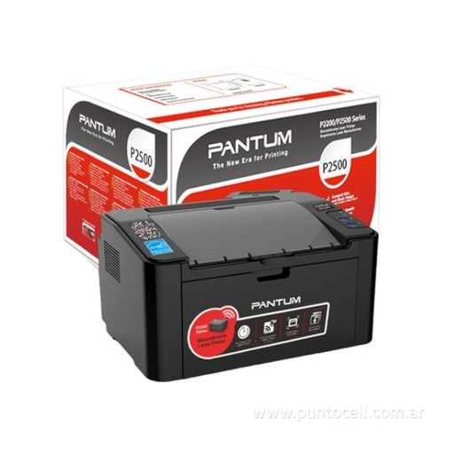 [104934] IMPRESORA PANTUM LASER MONOCROMATICA USB WiFi (P2500W)