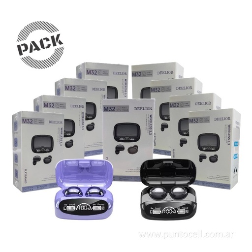 [105376] PACK x 25- AURICULARES  BLUETOOTH M32