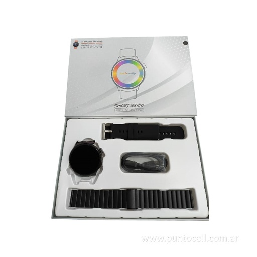 SMARTWATCH M105 WATCH • 1.52" con 2 Mallas (1 Metálica + 1 Silicona)
