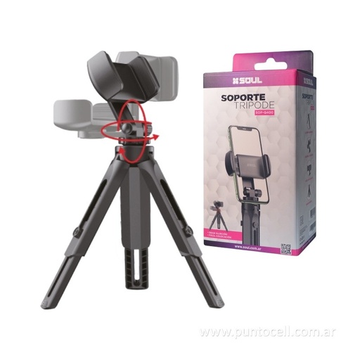 [111402] SOPORTE TRIPODE SOUL 360° Q400