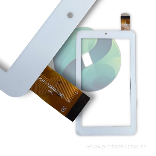 [20115] TACTIL TABLET 7" HSCTP-728(M7108)-7.0/FM706701KE (AVH-PHILCO-BANGHO)  Color BLANCO