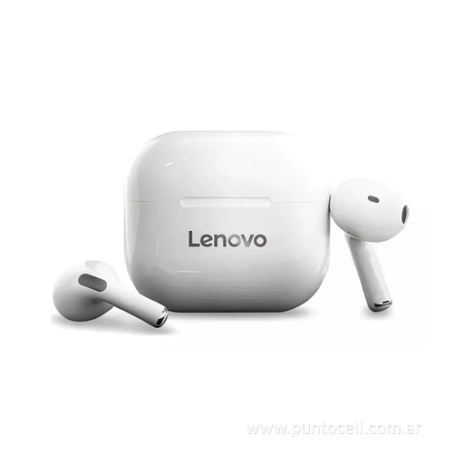 [111599] AURICULAR BLUETOOTH LENOVO LP40 ThinkPLUS Color BLANCO