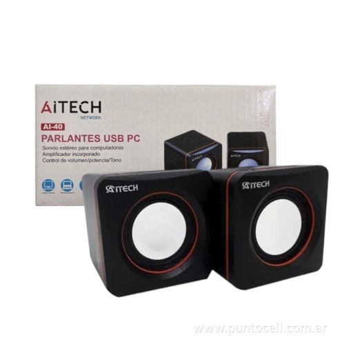[111614] PARLANTE P/ PC AITECH 2.0 AI-40