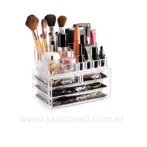 [111713] ORGANIZADOR ACRILICO DE COSMETICOS C/ CAJONES (JN-806)