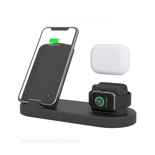 [111717] ESTACION DE CARGA INALAMBRICA DINAX 3 en 1 (DX-CAR3EN1)