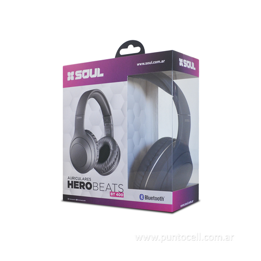 AURICULAR VINCHA BLUETOOTH SOUL HERO BEATS (BT400)