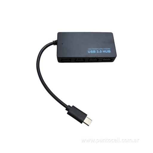 [112029] ADAPTADOR HUB TIPO C_4 PUERTOS 3.0 (93011)