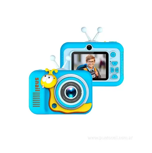 [112217] CAMARA DE FOTOS DIGITAL INFANTIL CARACOL (MG2170)